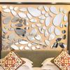 Self-adhesive 3D Pebble Decals Removable DIY Wall Stickers Fashion Mirror Surface Vinyl Mural Art Modern Style Home Decorations