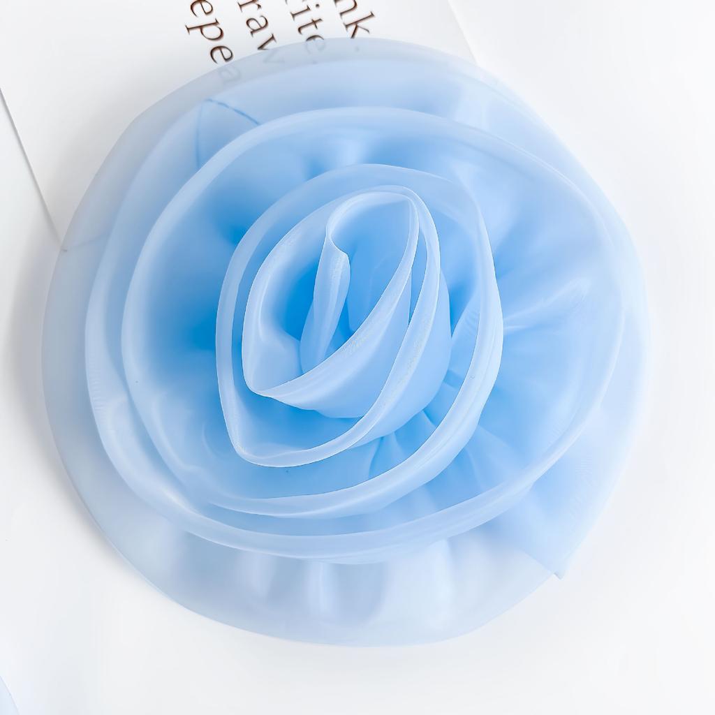 Цветная органза, трехмерная цветочная корсажная декоративная тканевая наклейка, ручная работа, аксессуары для ювелирных изделий, имитация цветка, аксессуары для одежды