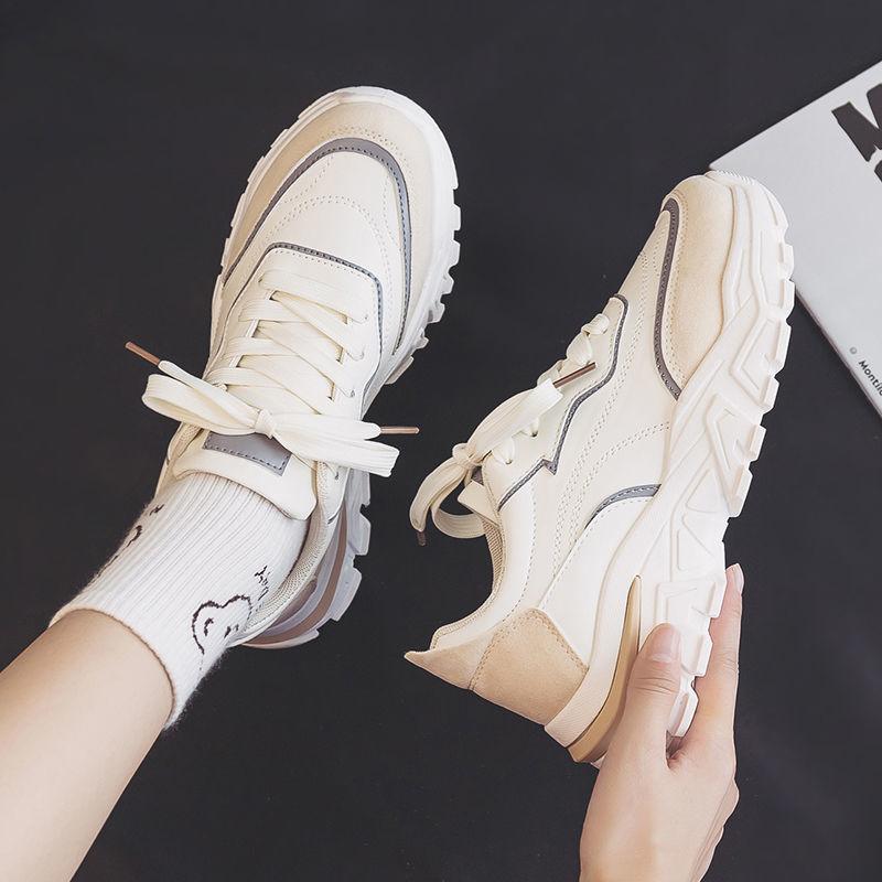 Women Platform Chunky Sneakers High Lace-up Casual Vulcanize Shoes Luxury Designer Old Dad Female Fashion Sneakers