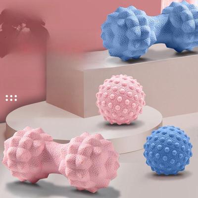 Фасциальный массажный мяч-арахис: Расслабление мышц для плеч, шеи, талии, ног и ступней - Идеально для йоги и фитнеса.