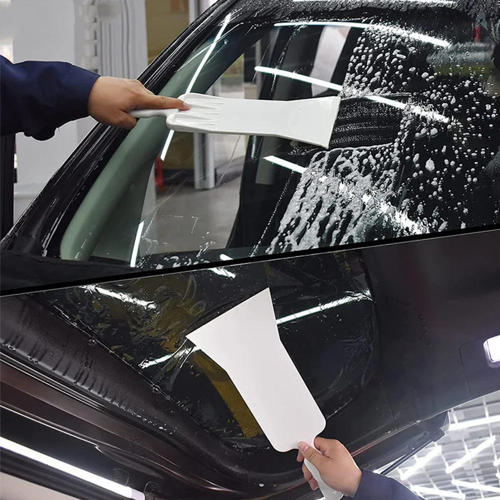 Инструменты для обертывания Прочный скребок с фетровым краем Автомобильная упаковочная пленка Скребок-аппликатор Инструмент для тонировки окон Удлиненный скребок для оклеивания
