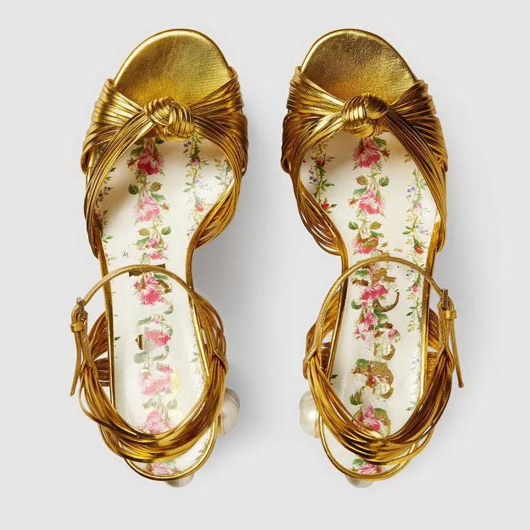 Модный Роскошный Бренд Женские Летние Модные Металлические Сандалии на Платформе Большие 34-42 Супер Высокий Каблук Толстая Подошва Заклепки Вечеринка Женская Обувь