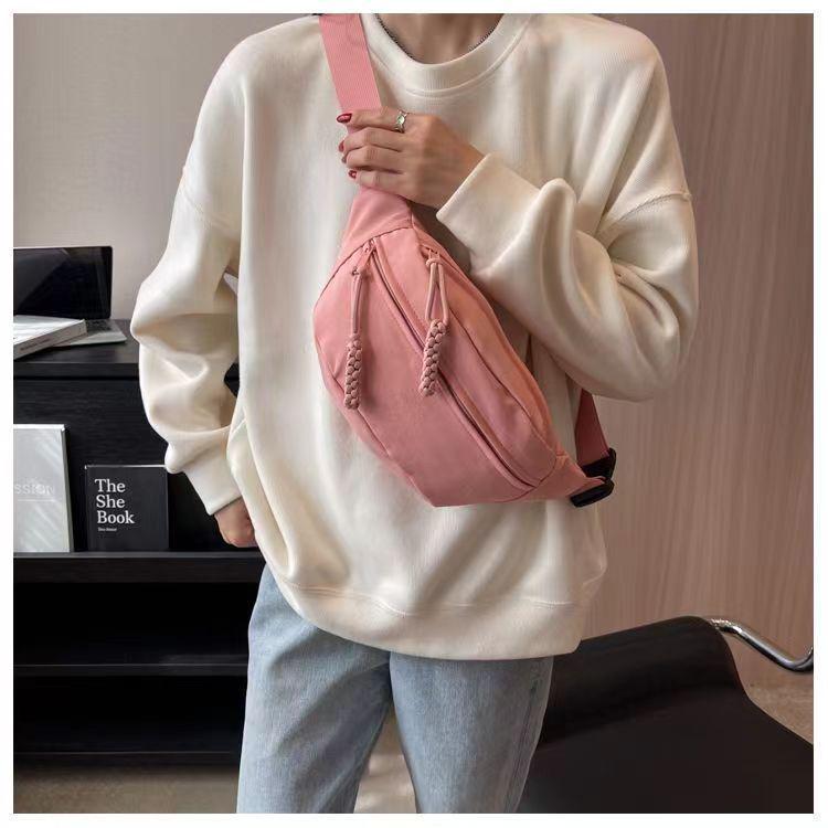 Трендовая универсальная сумка кроссбоди 2025 - Стильная нагрудная и спортивная поясная сумка большой вместимости для студентов