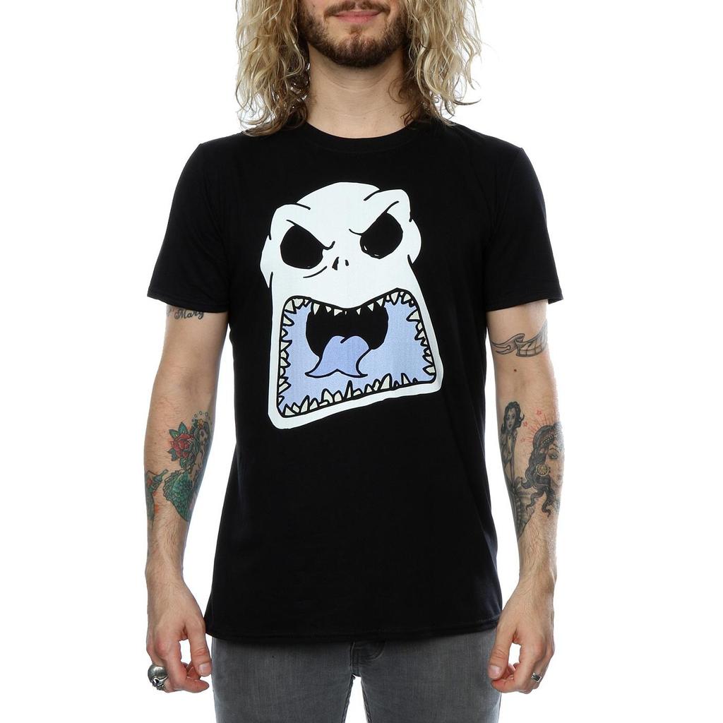 Disney Mens Nightmare Before Christmas Jack Skellington Scary Face T-Shirt
