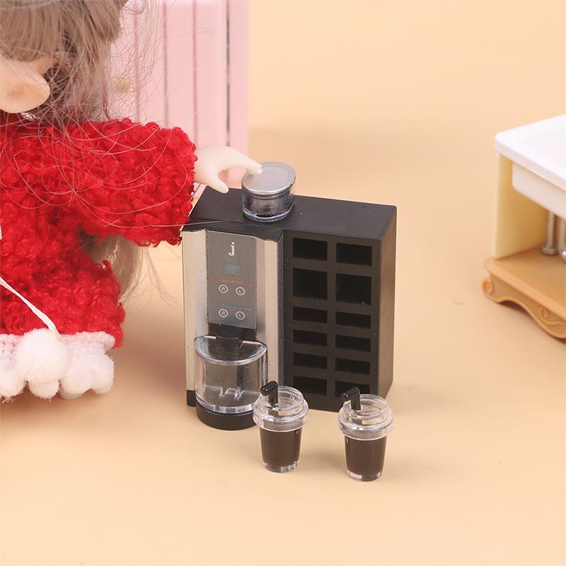 Украшение для кукольного домика Модель мини-кофемашины Украшение для кукольного домика