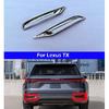 Car rear fog lamp decoration silver For Lexus TX 350 2024-2025