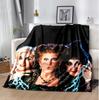 Hocus Pocus Flannel Blanket Soft Warm All-Season Throw, Design for Camping, Car Travel, Hiking Sofa, Bed, Office Perfect Gift for Parties