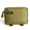 SHENKEL Military Utility Pouch/Tactical Pouch (Brown/Tan) MOLLE for Airsoft, Mountaineering, and Travel