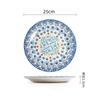 Nordic European and American Style Ceramic Plate Round Steak Pasta Plate 10 Inch Restaurant Hotel Plate