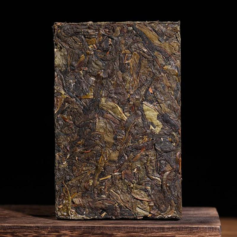 250g Yunnan Puerh Raw Tea Mengku Golden Leaf Pu'er Brick Tea Spring Pu-erh Tea
