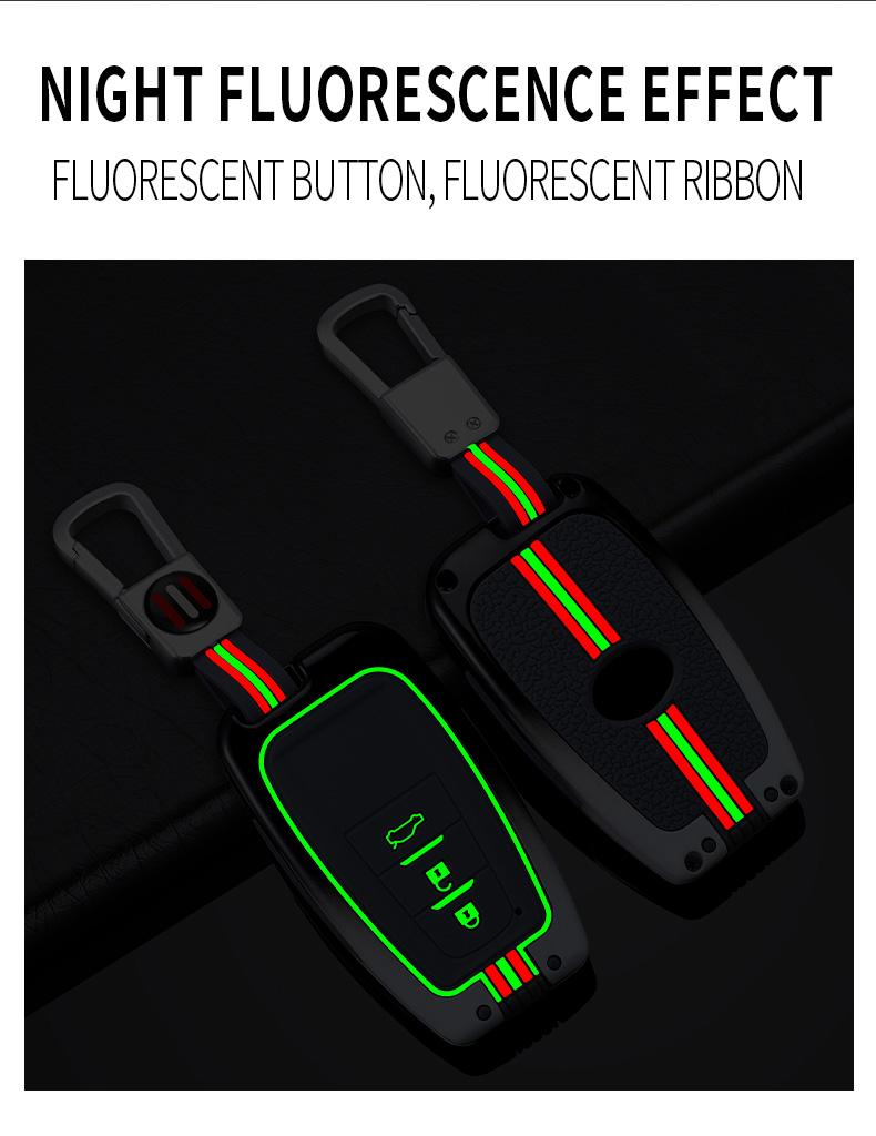 Чехол-накладка для автомобильного ключа-пульта из цинкового сплава для Toyota CHR Prado 2017 2018 Prius Camry Corolla RAV4 2020 2025 2025 2025 Автоаксессуары