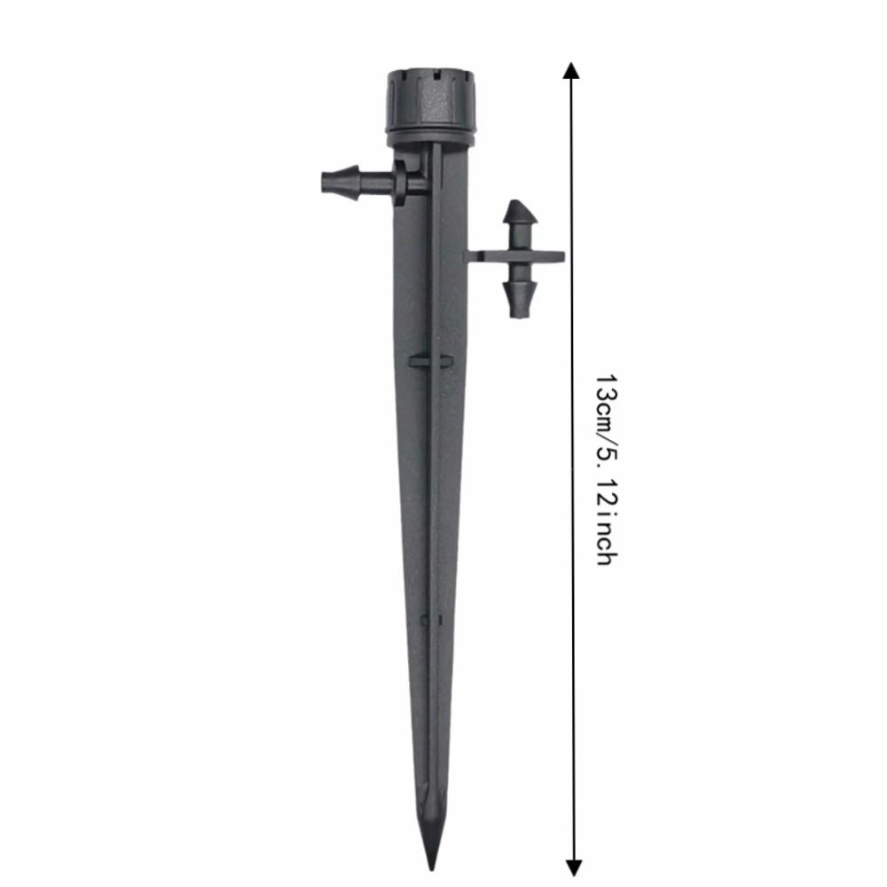50PCS Plastic irrigation drippers on stake Black micro sprinkler emitter  Agricultural Planting