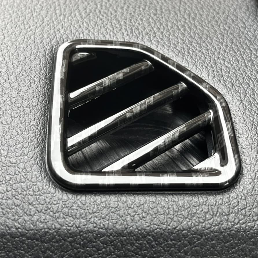 CGP Набор карбоновых накладок из 3 штук для Atrai и Hijet Cargo S700V/S710V, Подстаканник/Дефлектор кондиционера, Верхняя и нижняя части, D460-1D2D6D-SET3