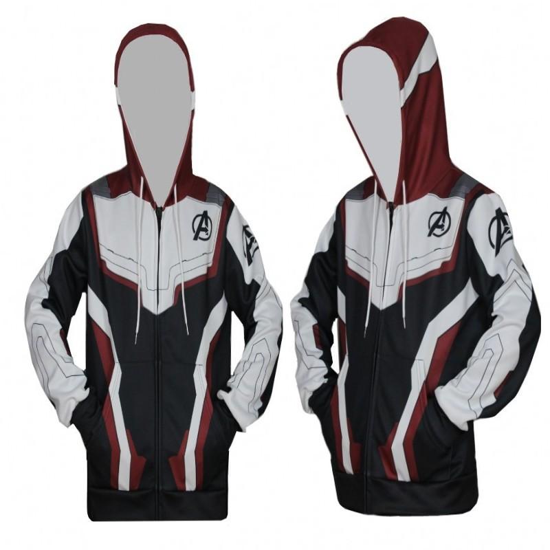 New Avengers, Quantum Battle Suit Concept Sweater, Zipper Hoodie