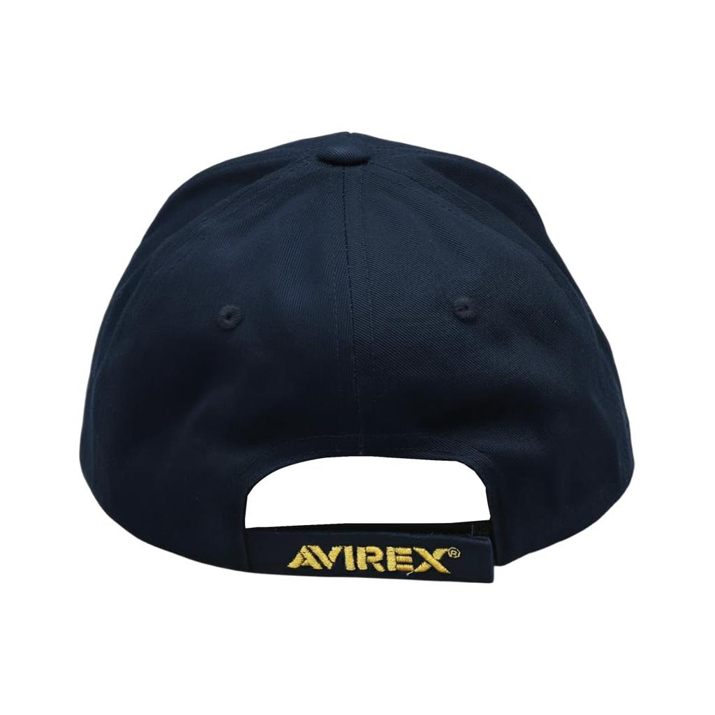 AVIREX Кепка Мужская Логотип Бренда Шляпа Длинный Козырек Американский Повседневный Военный AVIREX ВМС США Аполлон Стильная Темно-синий Золотой