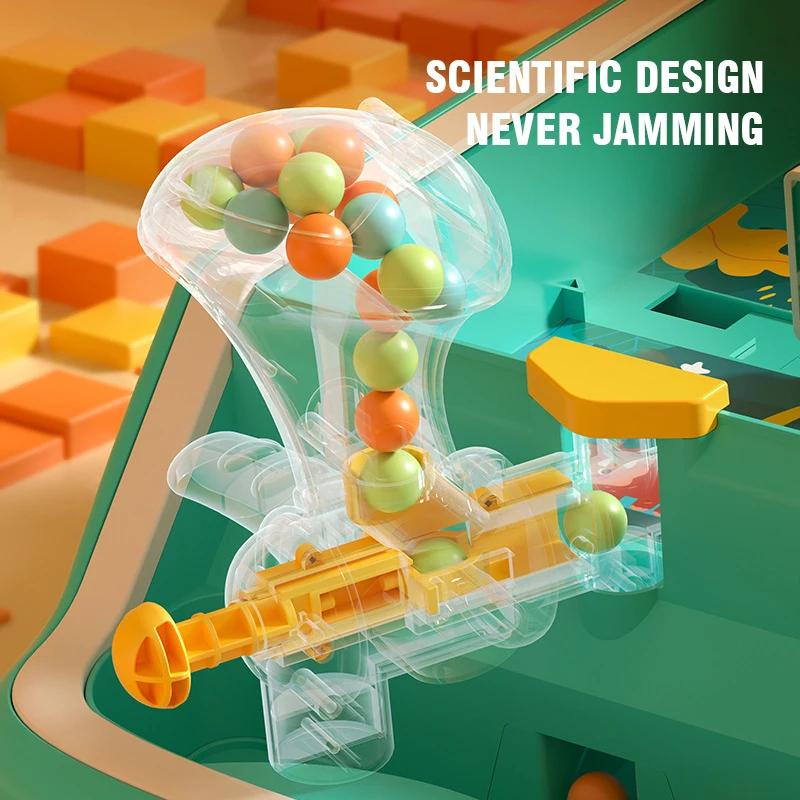 Детский креативный игровой автомат с шариками, игрушка, подсчет очков, музыка, свет, подарки, семейные игры для вечеринок, развивающие игрушки для мальчиков, девочек, подарки