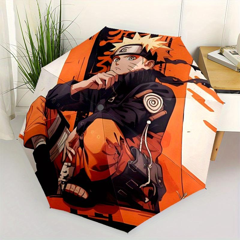 1pc Naruto Windproof Automatic Umbrella, Lightweight for Women/Men, Perfect Christmas Gift a0811193