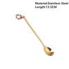 New Year 2021 Merry Christmas Stainless Steel Spoons Xmas Party Tableware Ornaments Christmas Decorations for Home Table Navidad Noel Gift AVE