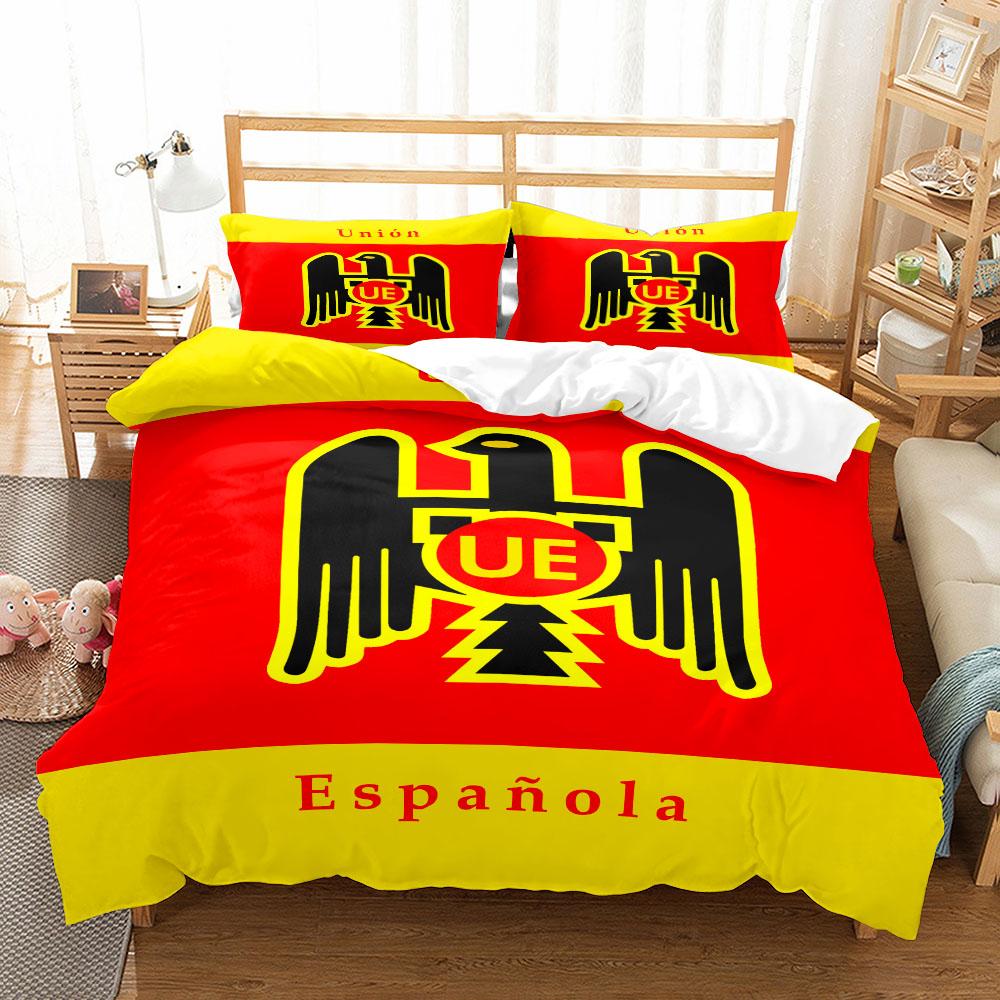 Unión Española Colo Colo Universidad Católica Football 23Pcs Bedding Collection Single Double Queen King With Bed Linen Collection Home Textiles