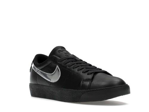 Nike Dancer Skateboards X Zoom Blazer SB Low Black Metallic Silver - HJ6703-001