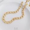 14K Gold-Filled Vintage Snakeskin Cuban Chain: Color-Preserving Necklace & Bracelet DIY