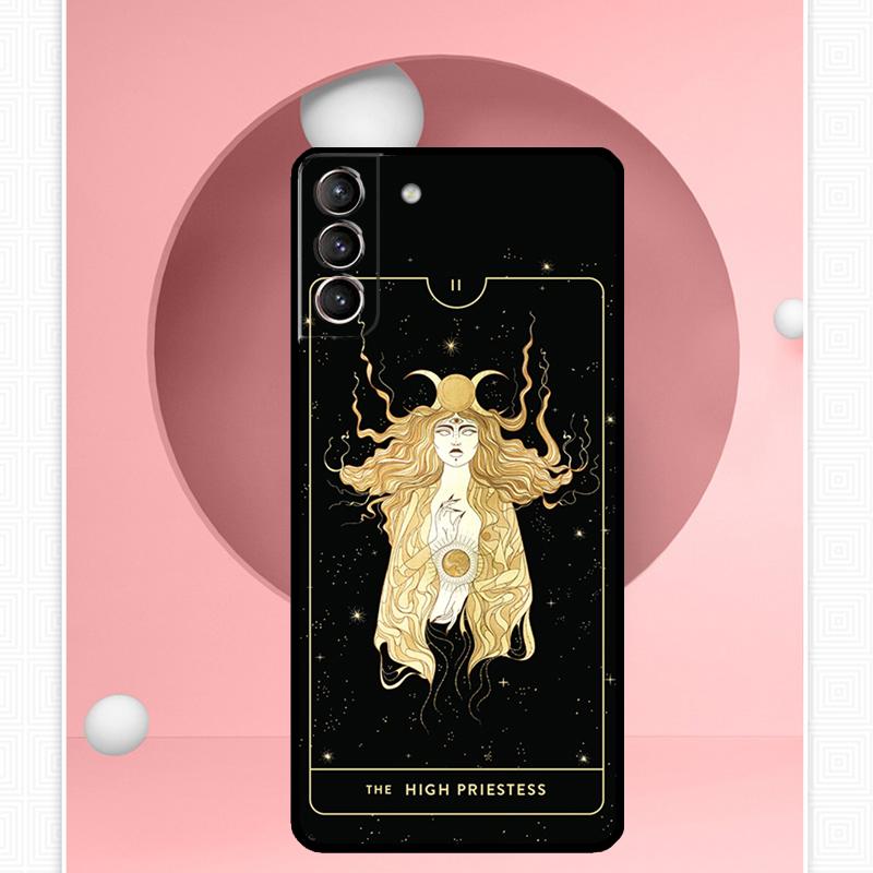 Witches Moon Tarot Mystery Totem Cover For Samsung Galaxy S23 S24 Ultra S8 S9 S10 S22 Plus Note 10 20 Ultra S20 S21 FE Case
