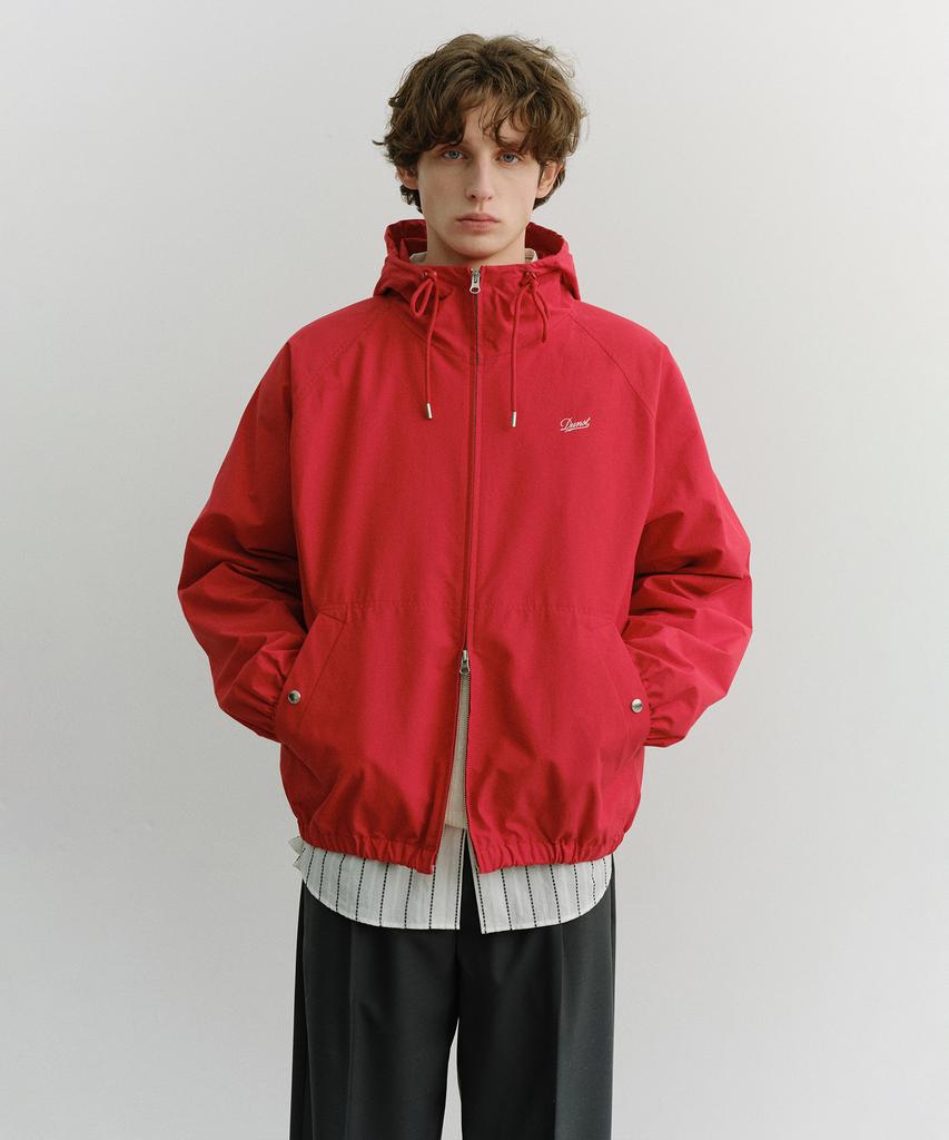 Dunst For Men Logo Windbreaker_Unisex_Udju6A113_Red