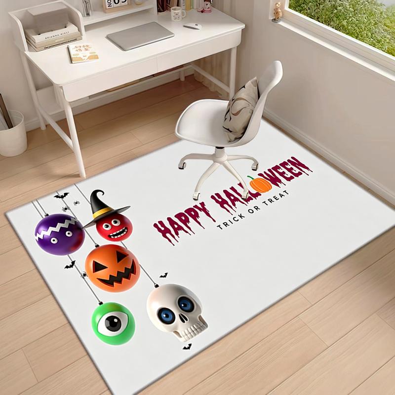 1PC Halloween theme Rug - home decoration Carpet For Living Room Bedroom Flooring Computer Chair Area Rug