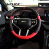 Автомобильный чехол на руль из искусственной кожи, чехол на колесо, авто украшение, чехол на руль Cubre для Haval Jolion 2022