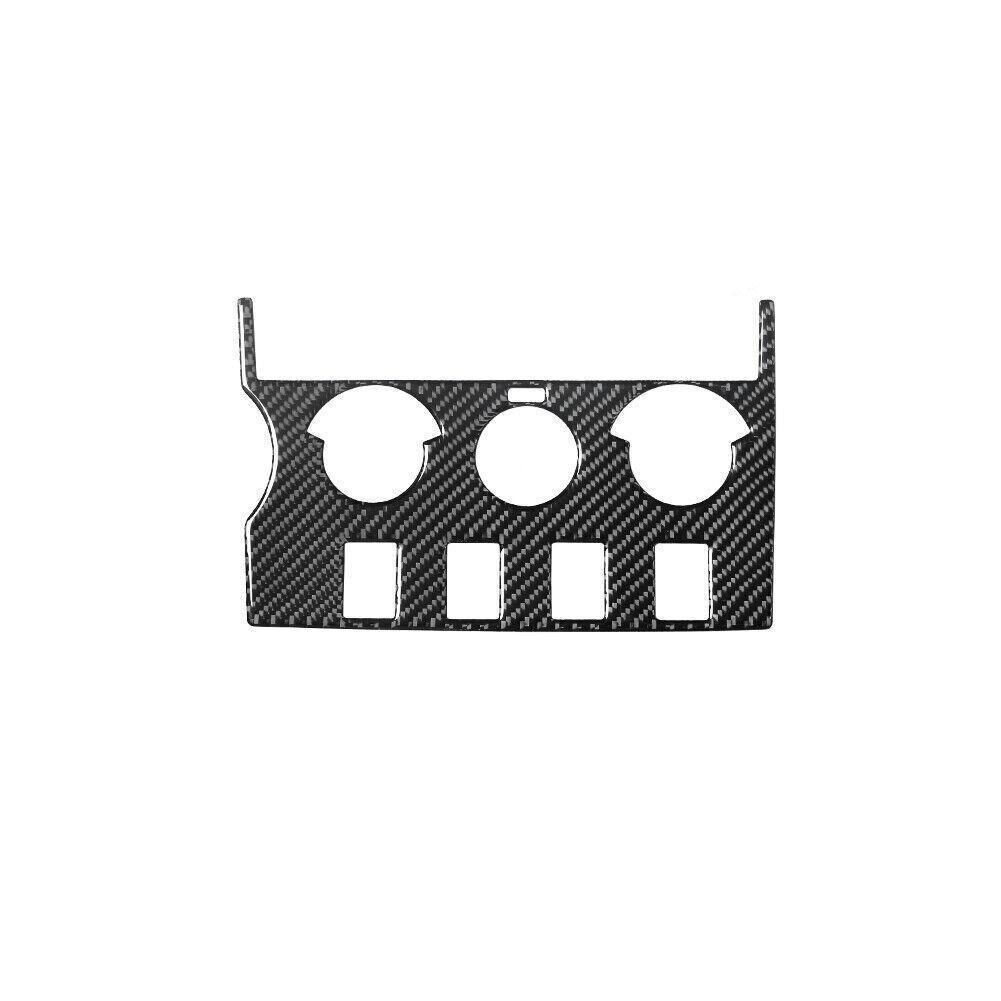 Central Carbon Fiber 2X A/C Control Panel Type A Trim For Toyota Tundra 2007-013
