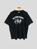 Vintage The Three Stooges Movie Promo T Shirt Big Image Black Tee Size Large