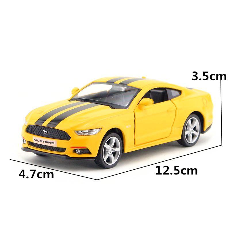 Металлическая модель автомобиля Ford Mustang Коллекционная игрушка для демонстрации
