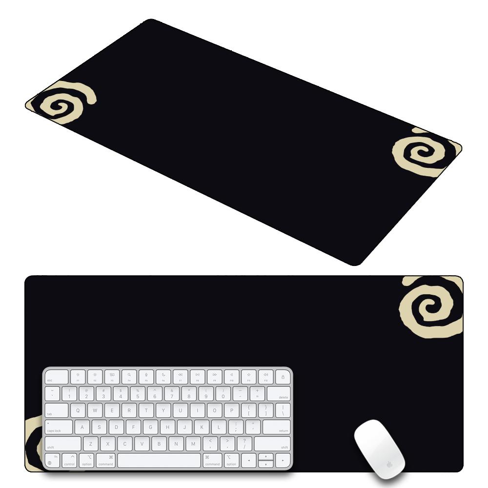 Creative Spiral Mouse Pad Mouse Pad XXL Gaming Accessories Office Gamer Keyboard Mat Non-Slip Laptop Large Rubber Anime Custom
