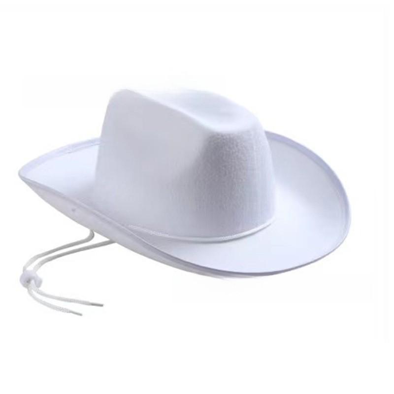 Solid Cowboy Color Hat Costume Prop Sewing Craft Party Gift Supplies Friends