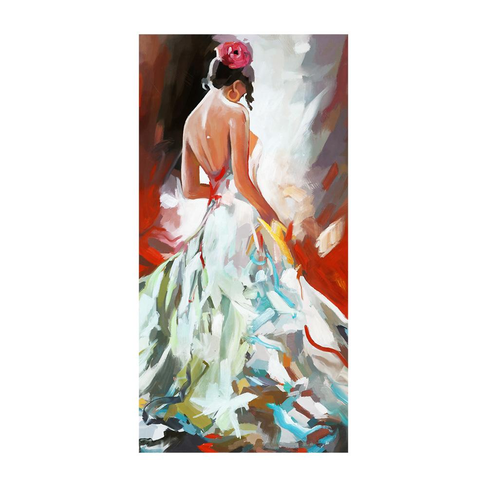 Абстрактная живопись на холсте, Красивая женщина, Живопись маслом на холсте, Настенное искусство, Настенная живопись для ванной комнаты, спальни, офиса, гостиной, домашний декор