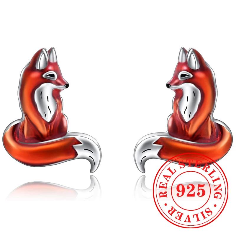 Sweet Shiny White CZ Heart Pierced Earrings for Girls Sterling Silver Cute Pet Paw Prints Jewelry Daily Party Jewelry