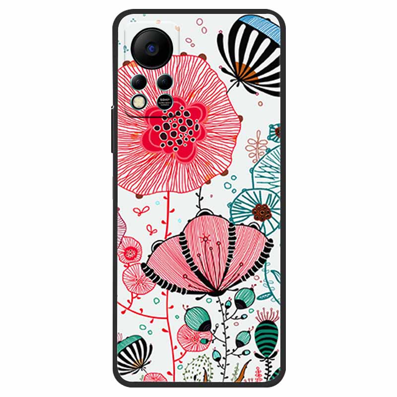 Для Infinix HOT 11S NFC Чехол X6812B Модный Мягкий ТПУ Силиконовый Чехол для Телефона Для Infinix HOT11S NFC Задняя Крышка HOT 11 S 6.78 Funda