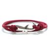 Simple Style Shark Bracelet For Men Sliding And Adjustable Rope Braslet Beach Surfing Nautical Braclet Accesorios Hombre Pulsera