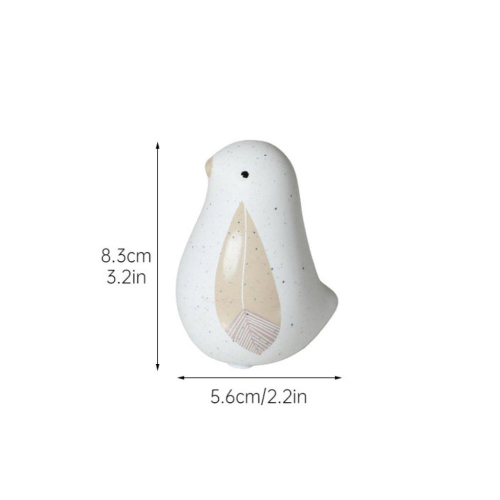 Ceramic Bird Figurine Gift Idea Ornament Modern Style