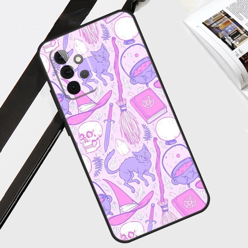 Чехол Магическая Ведьма Колдовство для Samsung Galaxy A06 A56 A36 A26 A16 A54 A34 A14 A12 A22 A32 A52 A13 A53 A15 A35 A55