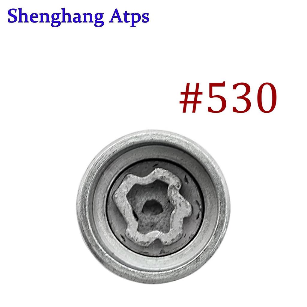 1Pcs #521-#530 For VW Touareg Sharan Beetle Phaeton Tiguan CC Scirocco Car Tire Anti-Theft Screw Removal Tool Socket Key Sleeve