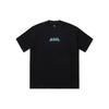 Li-Ning Letter Print Crew Neck Loose Short Sleeve T-Shirt Unisex Tops Black AHSU255-3