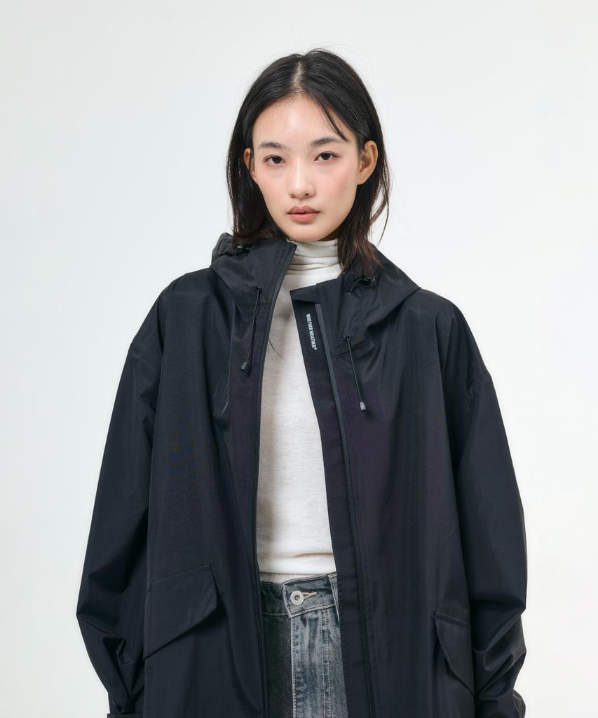 Whether Weather Hwaseong Women'S Weather Coat Essential Collection Black