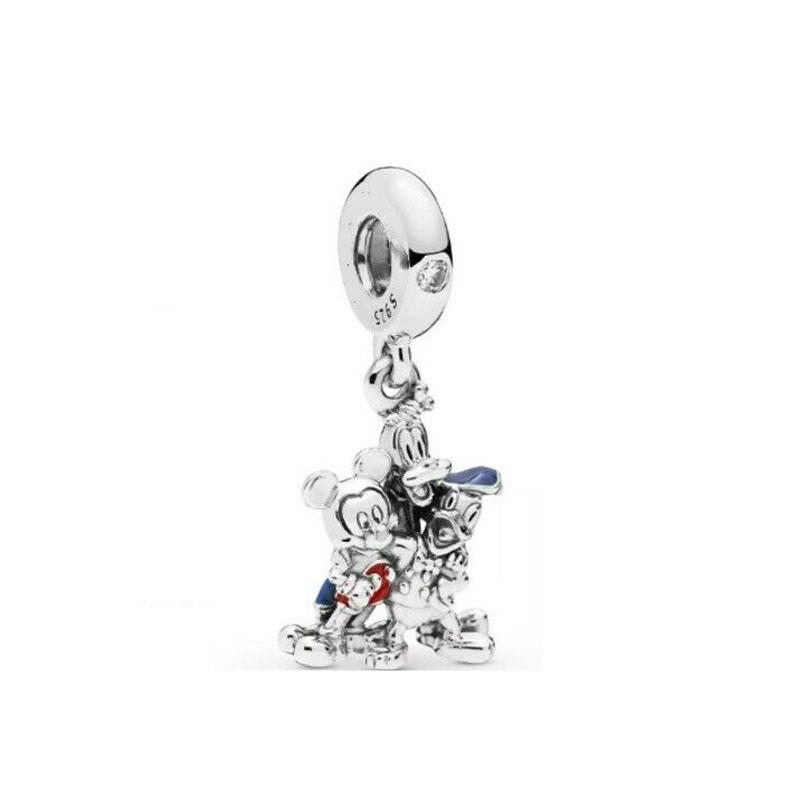 Brand New Cute Animal Mouse Bead Component Couple Pendant Bead Component, Ideal Designed For Authentic Original European Bracelet High Quality Fine