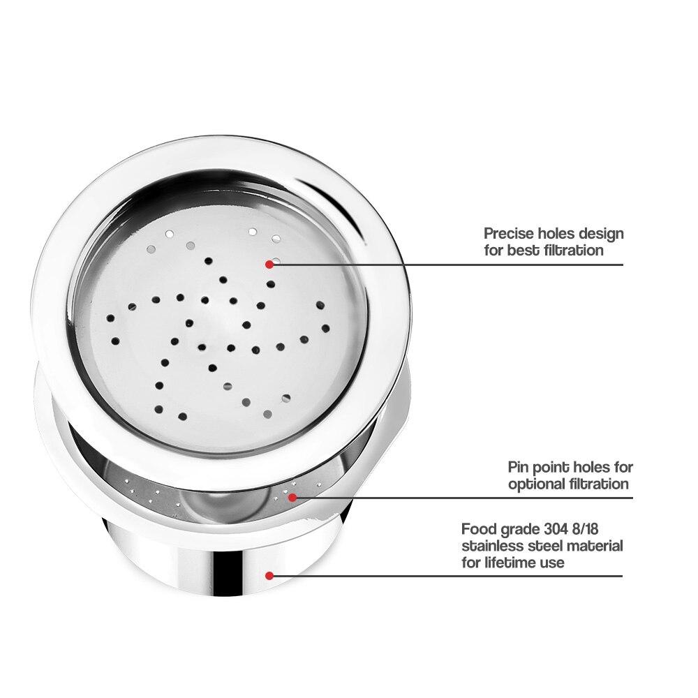 i Cafilas [YK01] Многоразовые кофейные капсулы, многоразовый фильтр, кремница из нержавеющей стали 304 для Lavazza Blue Espresso Point Tchibo Cafissimo K Fee