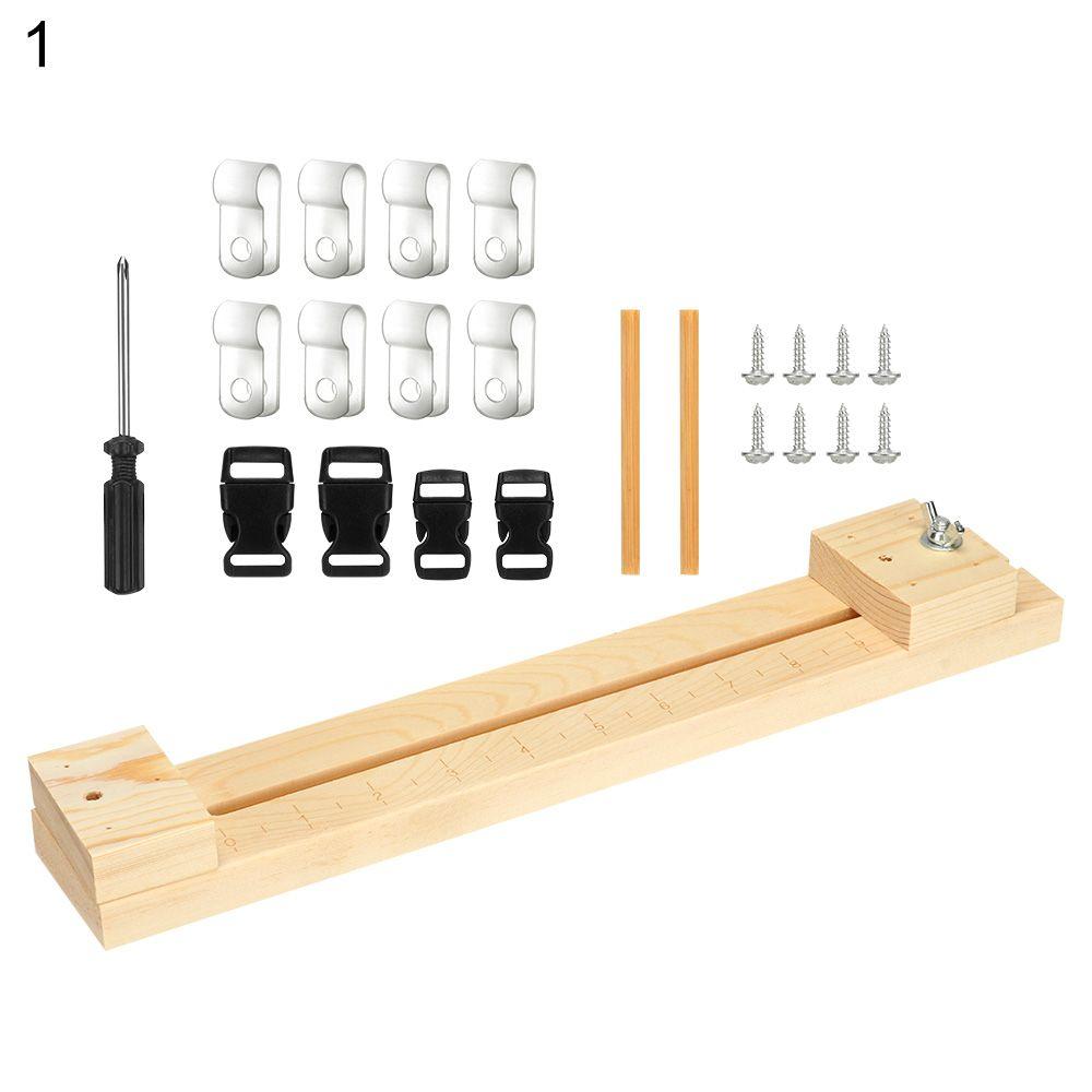 Высококачественный инструмент для изготовления браслетов на запястье DIY Инструмент для вязания браслетов Инструмент для вязания браслетов на запястье Деревянный станок для изготовления браслетов из паракорда Изготовитель браслетов