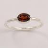 Кольцо с гранатом, серебряное кольцо 925 пробы, женское кольцо, кольцо с камнем, кольцо ручной работы, простое кольцо, кольцо на каждый день, подарок для мамы