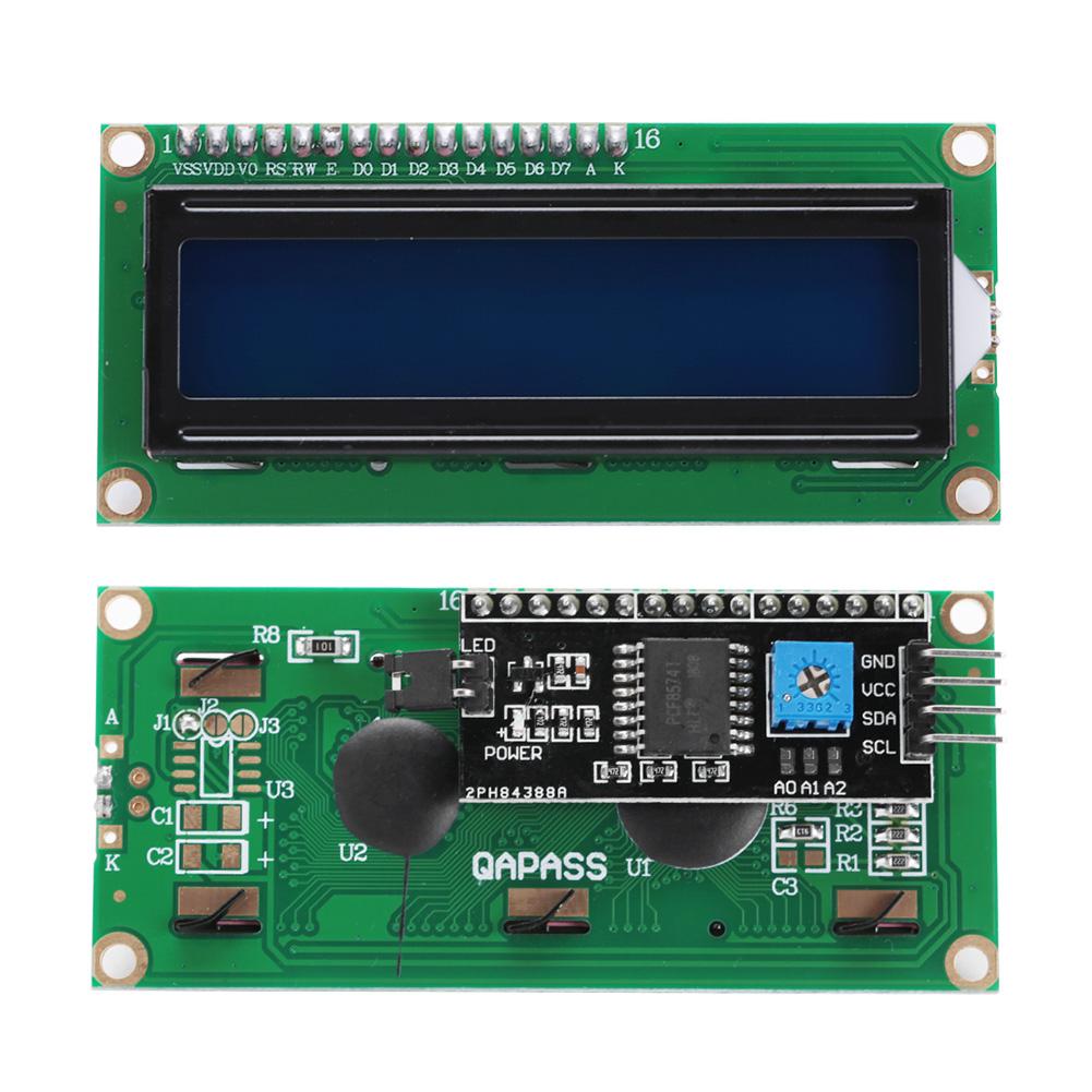 1 шт. IICIC2 интерфейс LCD1602 ЖК-дисплей адаптер платы модуль 5 В