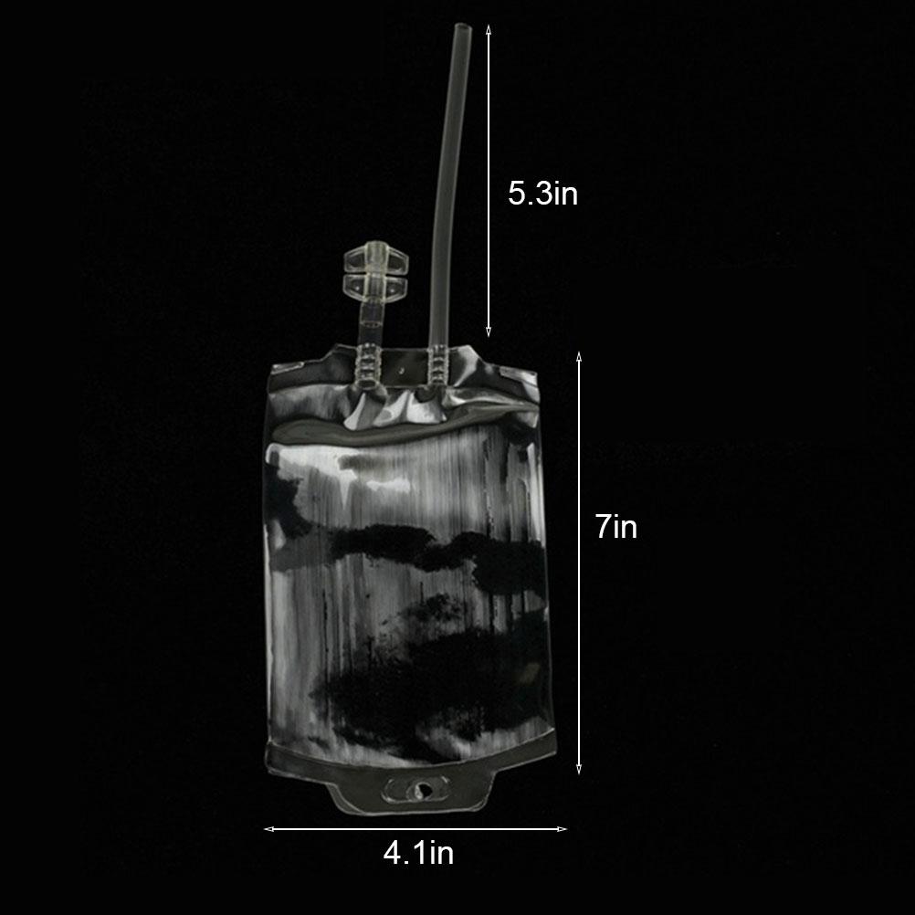 Хэллоуин прозрачный медицинский пластиковый пакет для крови 350 мл многоразовый пакет для энергетического напитка из крови