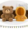 Casual Teddy Bear Plush Toy with Sweater - Children's Birthday Gift